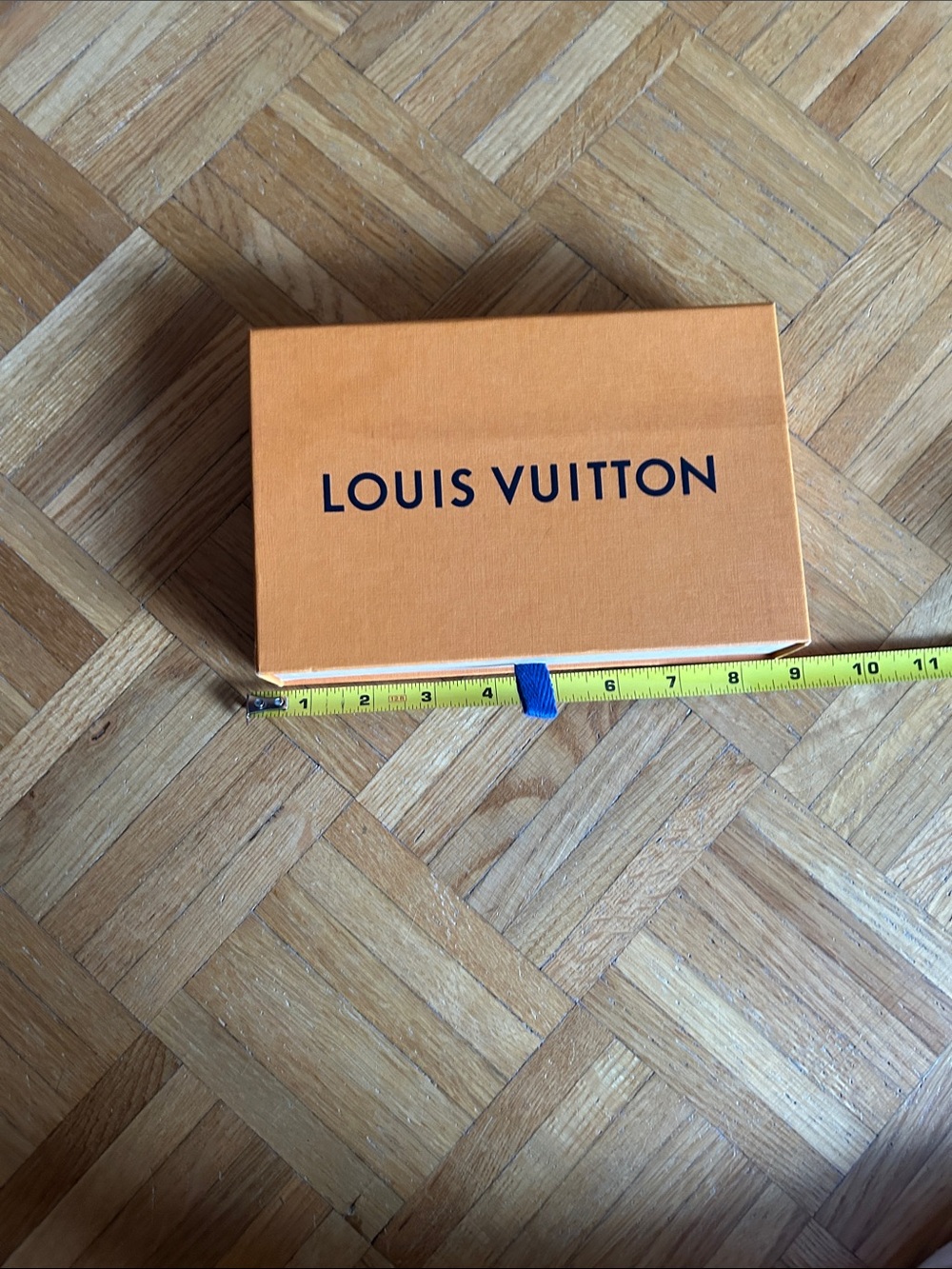 Louis Vuitton Orange Box with Navy Logo